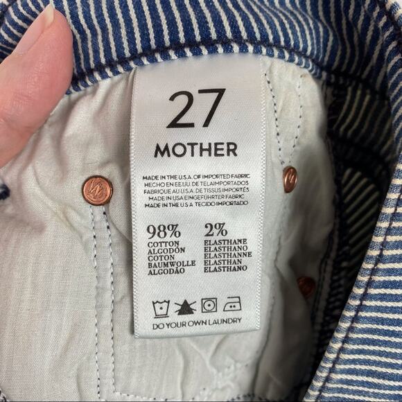 Mother The Vamp On The Road Destroy Wash Ankle Jeans Sz.27 - Picture 12 of 15